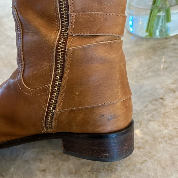 Michael Kors Saddle Brown High Riding Boots size 7 - Picture 3 of 5